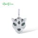 SANTUZZA 925 Sterling Silver Pendant Sparkling Green Spinel White Cubic Zirconia Leopard Animal  Jewelry