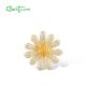 SANTUZZA 925 Sterling Silver Pendant Sparkling White Zircon Fashion Flower Jewelry